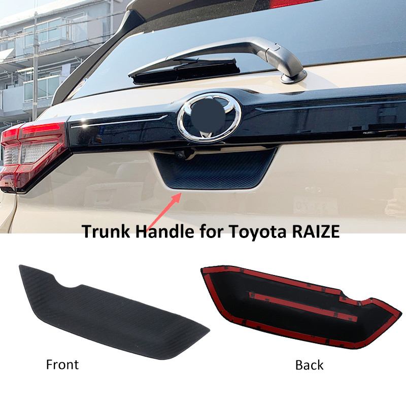 Car Rear Trunk Handle for Toyota Raize A200A/210A Trunk Door Cover Decoration for Toyota Auto Exteri