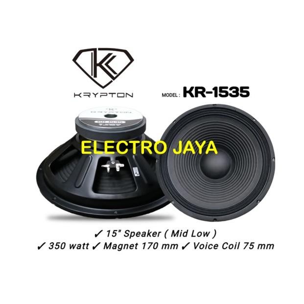 Komponen Speaker Krypton Kr 1535 15In 1 Pcs