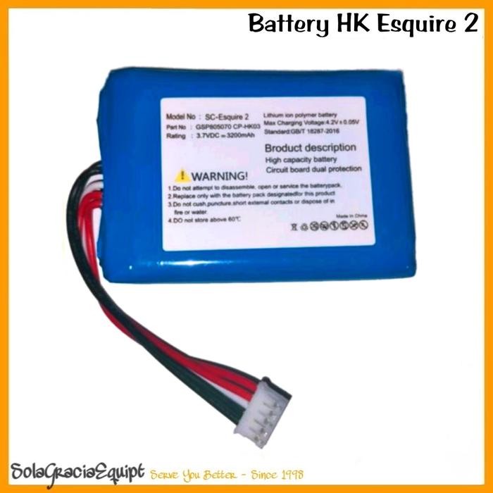 Batre / Battery Hk Harman Kardon Esquire 2 - Cp-Hk03 - 3.7Vdc 2.800Mah