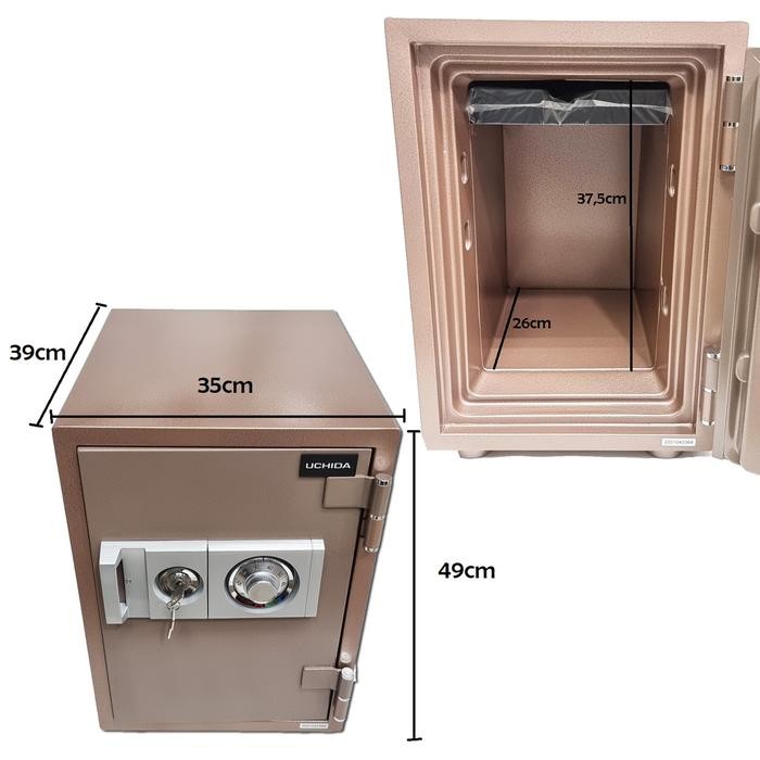 PROMO Uchida Brankas Tahan Api HS-50 Brankas Uchida HS50