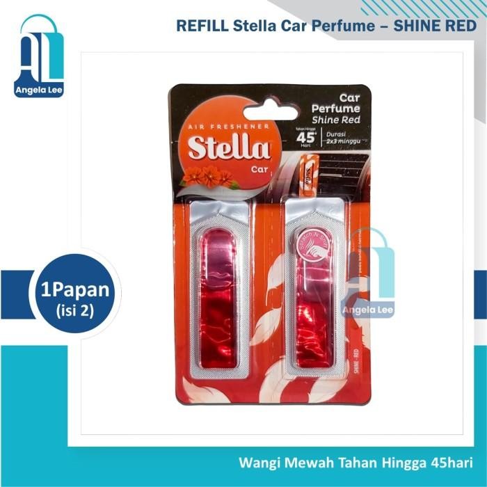 REFILL Stella Car Perfume Air Freshener Pengharum Mobil Jepit 2pcs