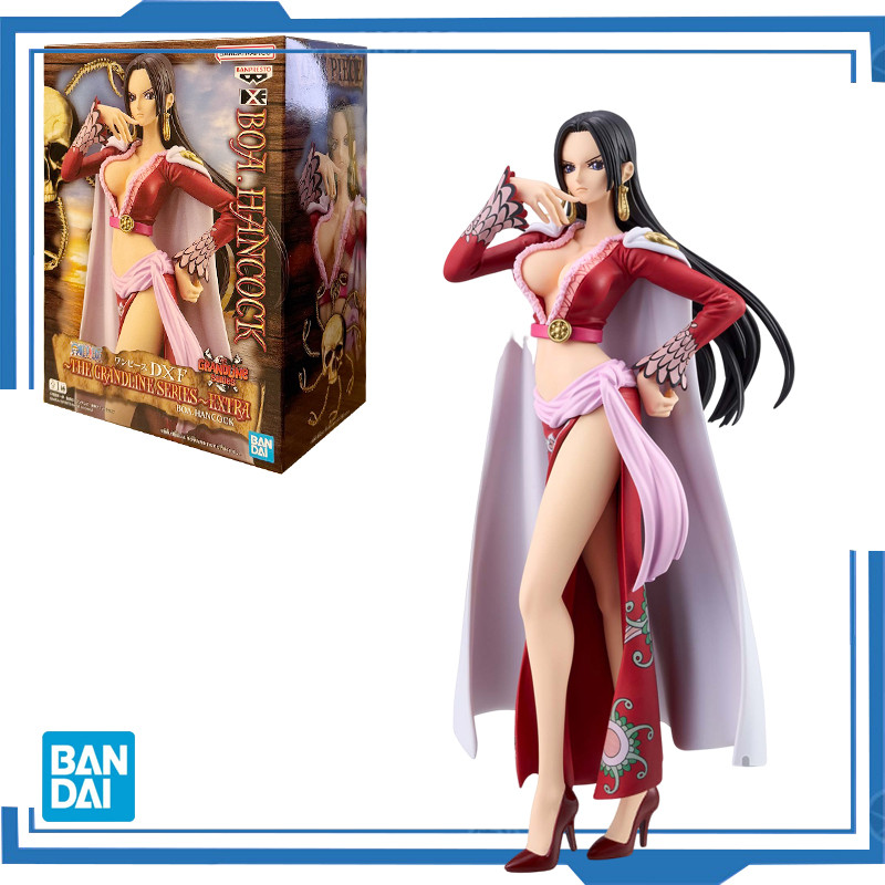Bandai Original Banpresto Anime One Piece Dxf Boa Hancock 17Cm Pvc Action Figures Collection Model