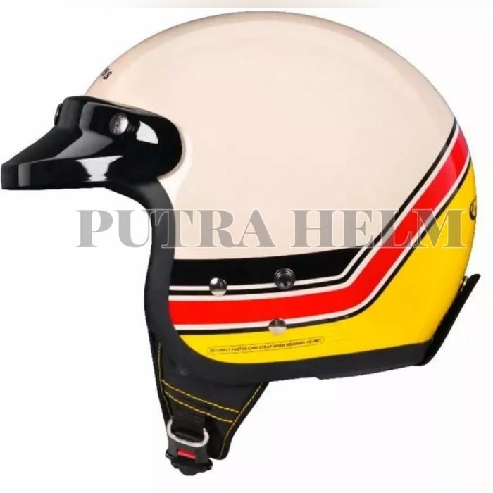 HELM CARGLOSS CFM RETRO ORIGINAL VINTAGE AVORIO NAINDE CREAM