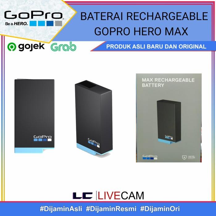 Baterai Rechargeable Gopro Hero Max Baterai Gopro Hero Max