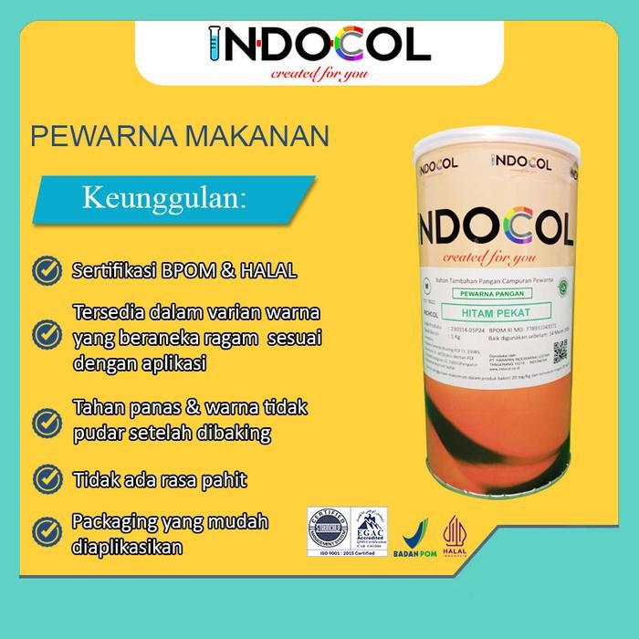 

PEWARNA MAKANAN INDOCOL HITAM PEKAT (DARK BLACK)