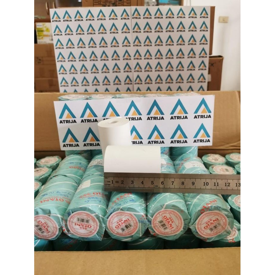 

1 Box (100) Coreless Kertas Struk Thermal Roll Otani Black 57X40 Terbatas
