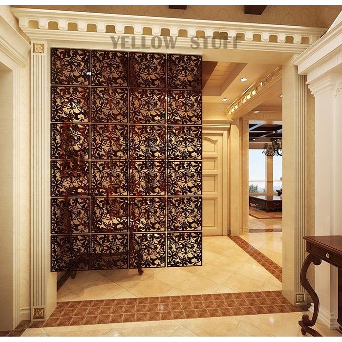 SEKAT PEMBATAS RUANGAN MINIMALIS PARTISI HIASAN DINDING TIRAI PENYEKAT