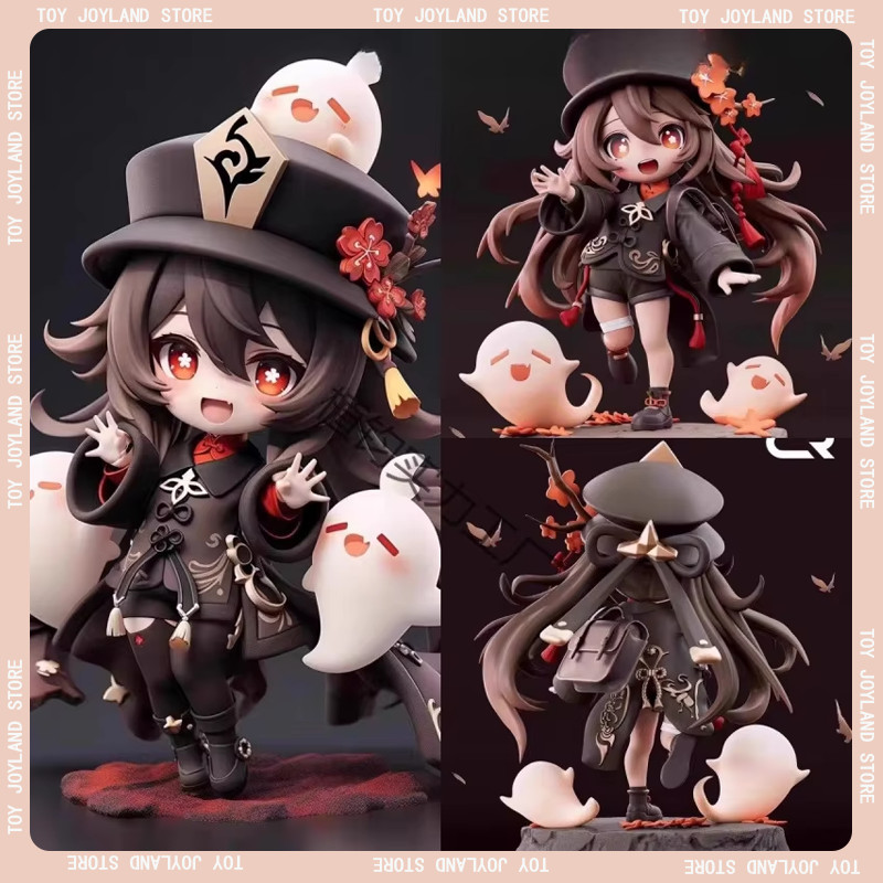 Hu Tao Genshin Impact Figure Anime Collectible Doll Colorful Box Version Cute Ghost Girl Action