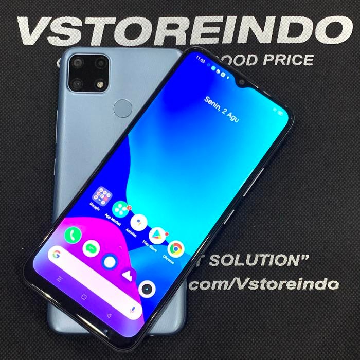 Realme Narzo 20 4/64 GB Ex Resmi Realme Indonesia Second Bekas Ori Top