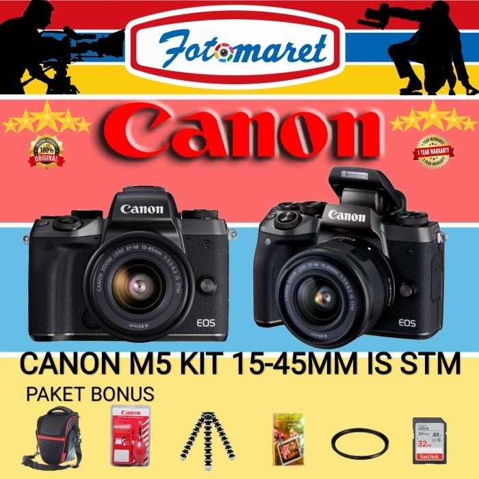 CANON EOS M5 BO/CANON EOS M5 BODY ONLY/KAMERA CANON EOS M5 BO