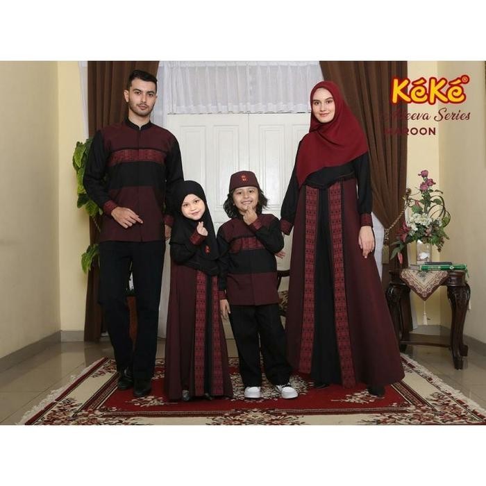 BEST SELLER KEKE SARIMBIT KELUARGA ADEEVA SERIES - MAROON