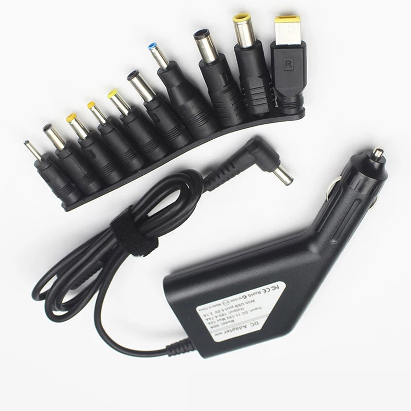 90W Car Laptop Charger DC USB Type C Male Charger Converter Female