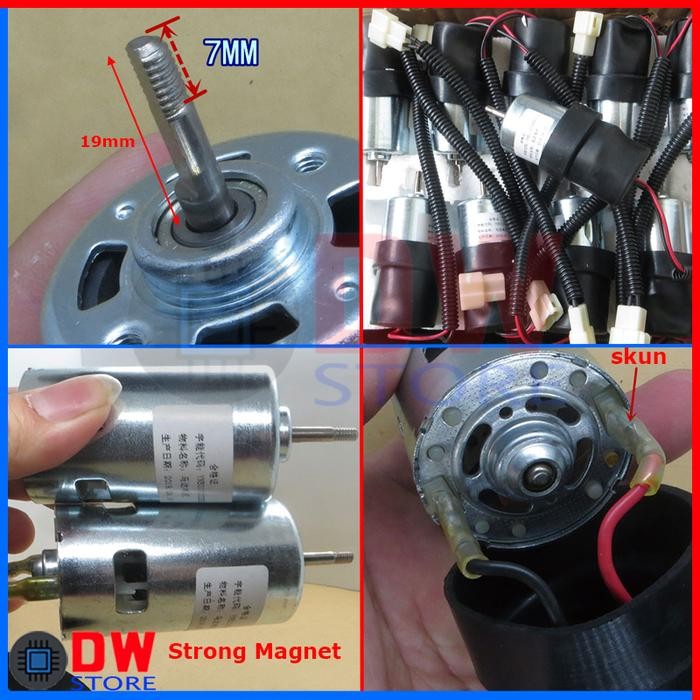 DINAMO DC MOTOR RS-775 775 24V 12V - 36V LOW SPEED HIGH TORQUE