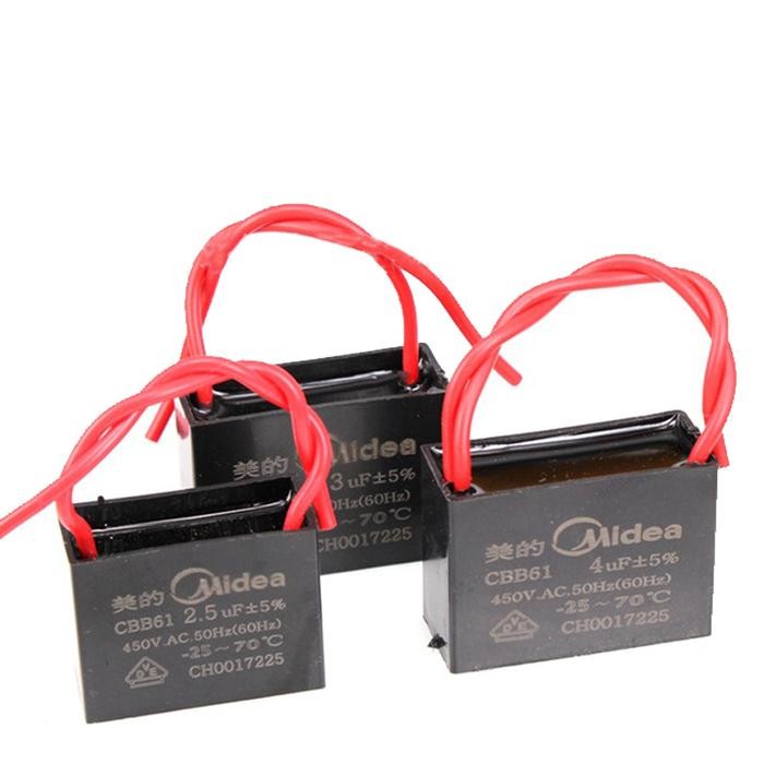 KAPASITOR 2.5 UF / CAPASITOR KAPASITOR KIPAS ANGIN CBB61 2.5 UF 450V