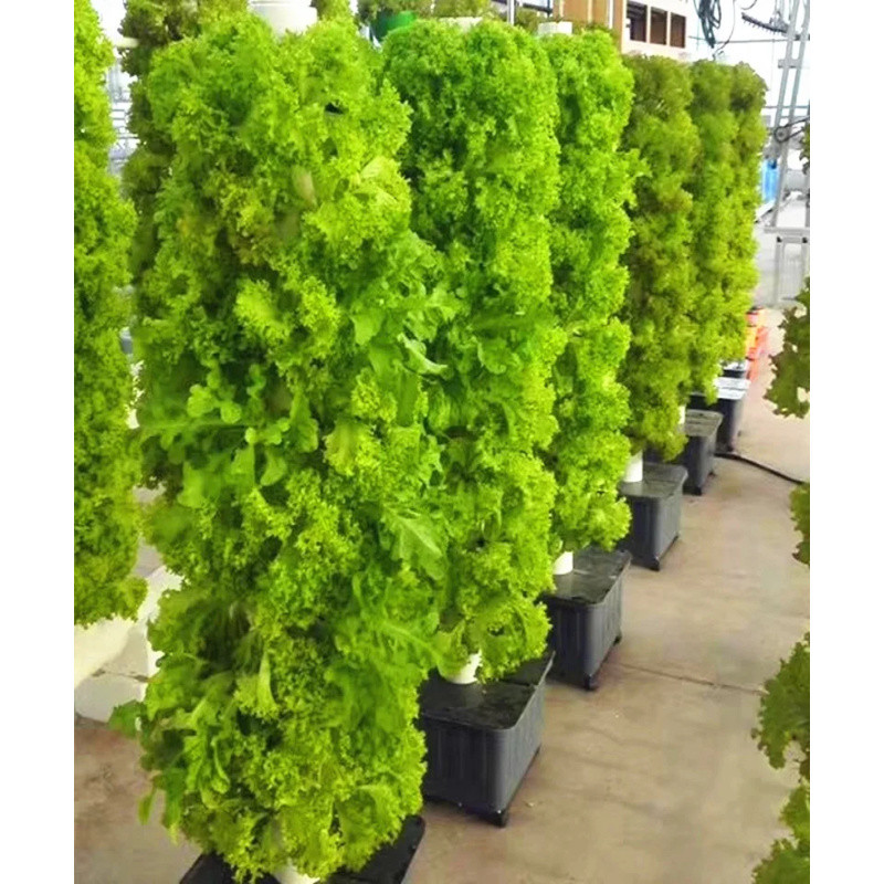 DIY Hydroponic Pots 45Holes Vertical Tower Vegetables Strawberry Growing System Hydroponics Tower