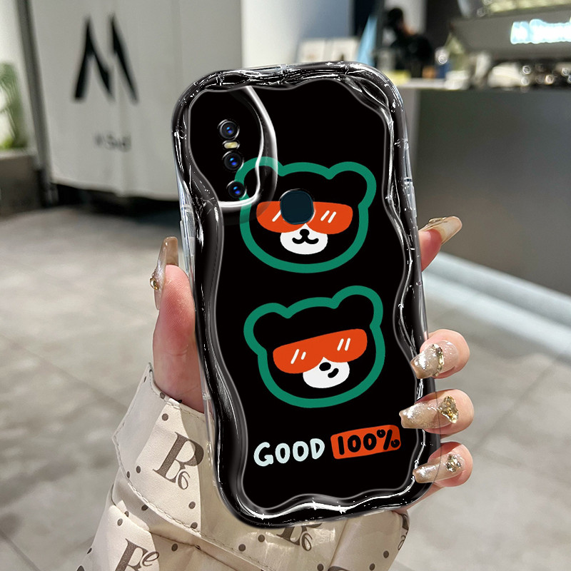 Casing Hp Untuk VIVO V15 VIVO V15 Pro VIVO V20 Pro VIVO S7 Case Casing HP Cesing pola Beruang keren 