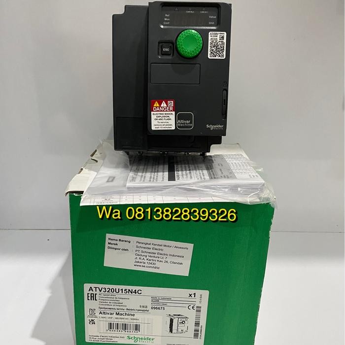 Cuci Gudang Inverter Schneider Atv320U15N4C 1.5Kw 3P 380-500V
