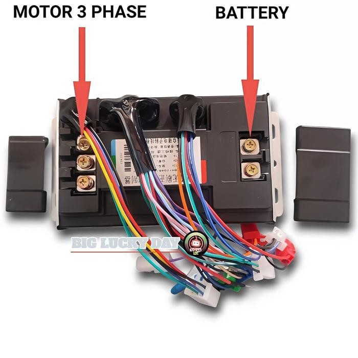 CONTROLLER SEPEDA LISTRIK / MOTOR LISTRIK 48V-72V 1000W 1200W 1500W