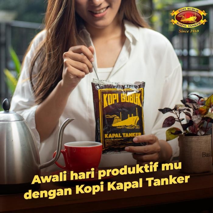 

Kopi Bubuk Kapal Tanker New - 650 Gr - Kopi Tubruk Campuran Arabika Dan Robusta Asli Kepulauan Riau