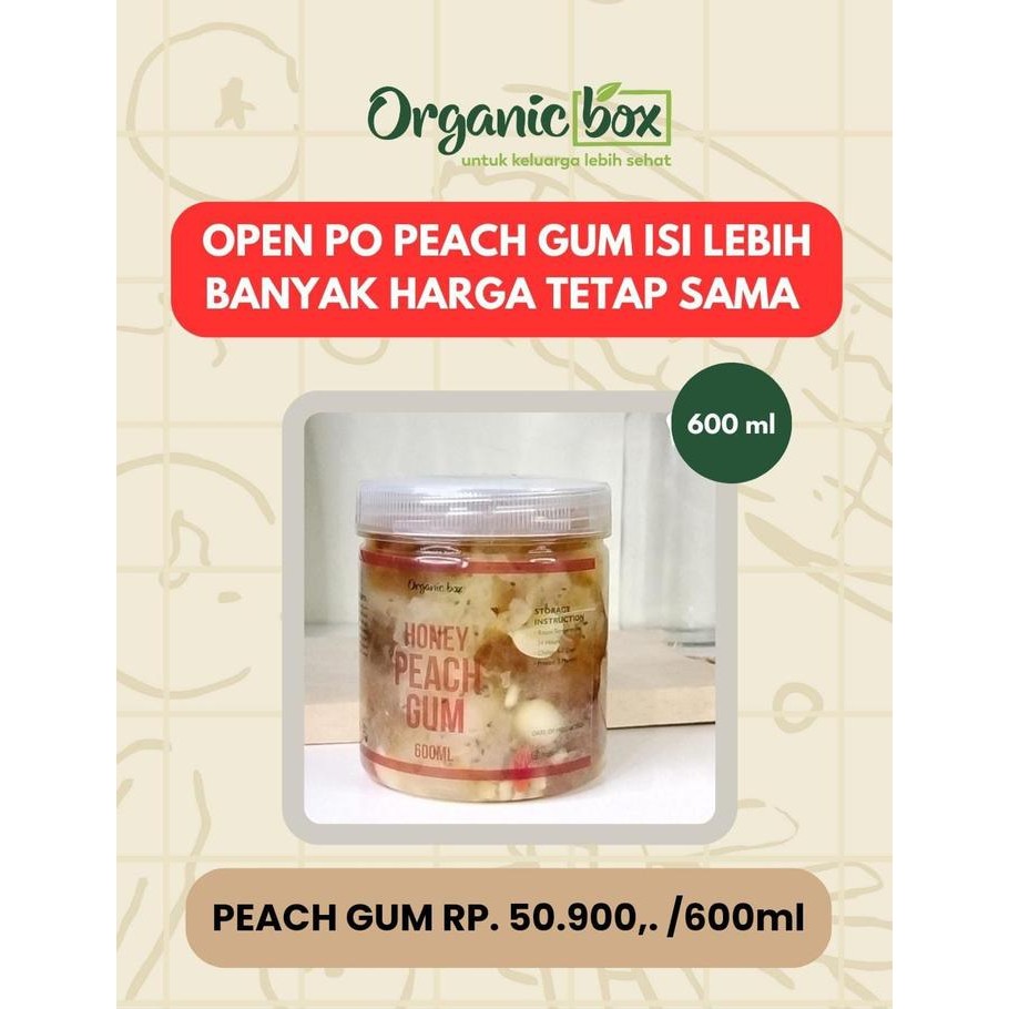 

PEACH GUM DESSERT 600ml