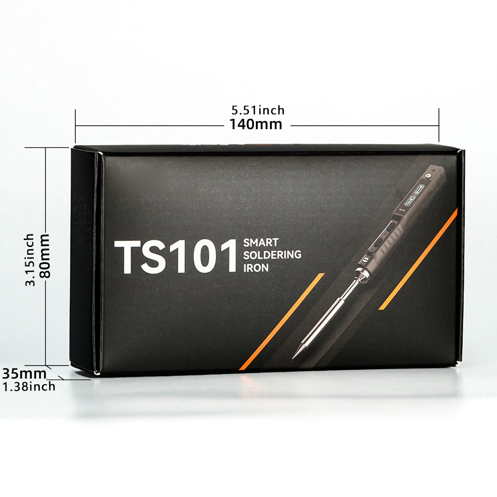 

Original TS101 Soldering Iron Electric 65W Temperature Adjustable Programming TS100 Soldering Iron