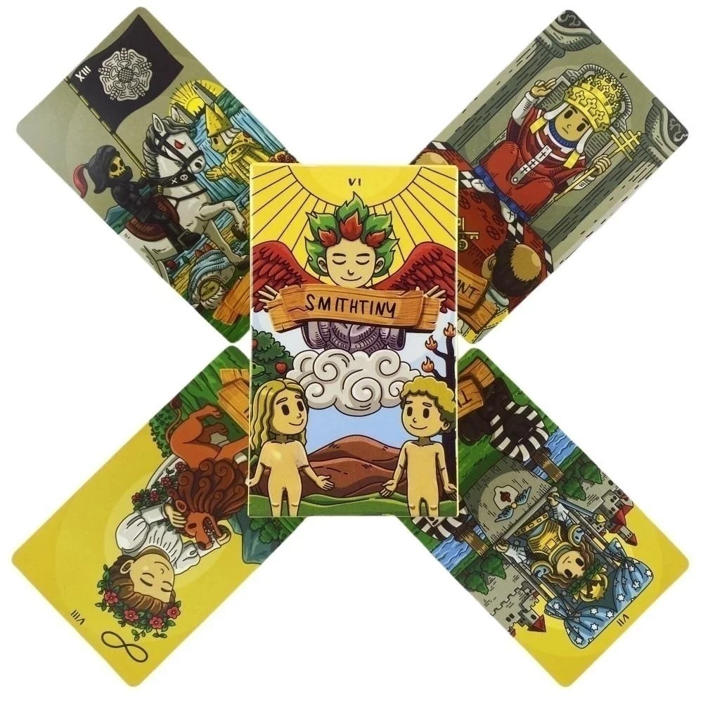 

1Pcs Deck Tarot Tarot Of Smithtiny Cards A 82 Deck Oracle English Visions Divination Edition Borad