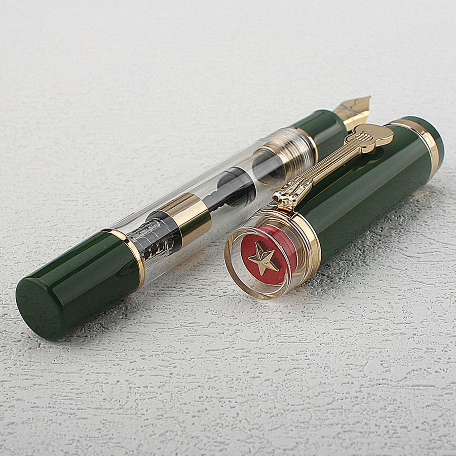 

JINHAO 1935 TIANDAO Fountain Pen F/M 40MM Sword Nib Guitar Clip Office School Supplies Stationery