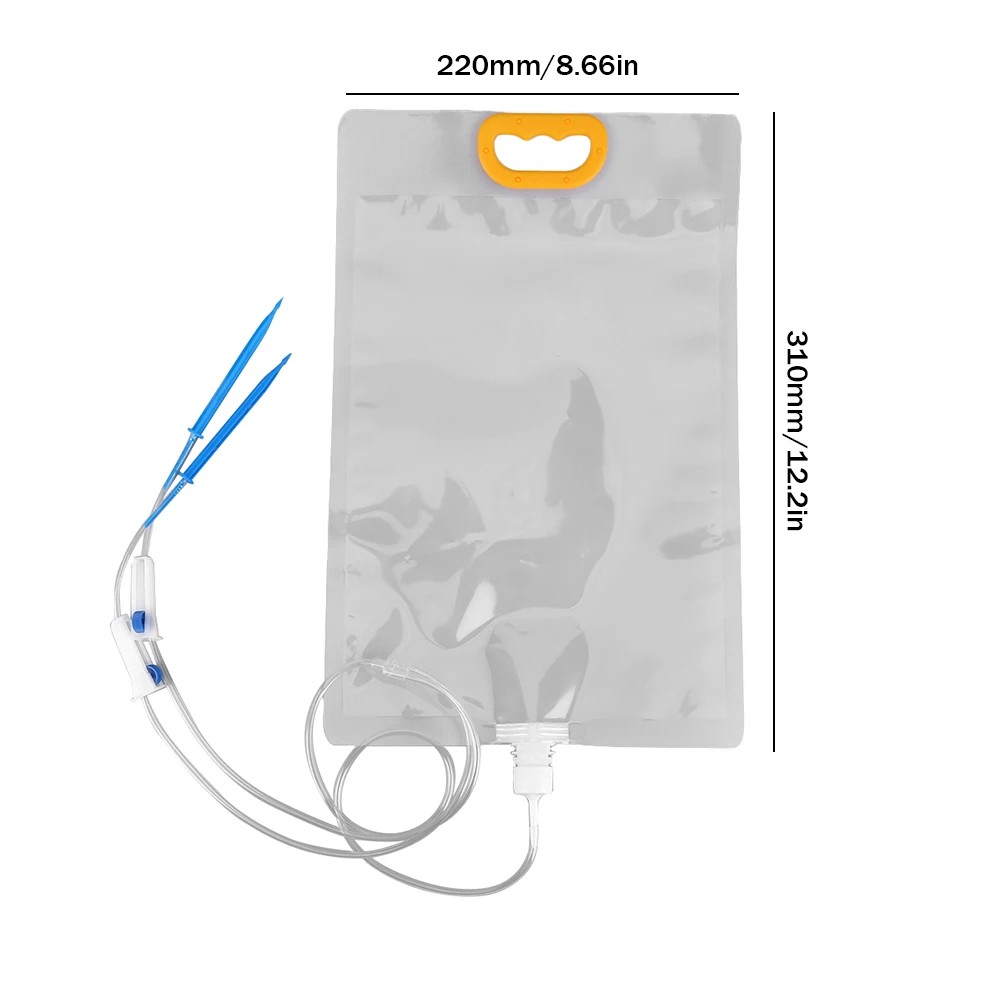 

3.5L Automatic Watering Dripper Infusion Bag Adjustable Plant Drip Irrigation System Home Garden