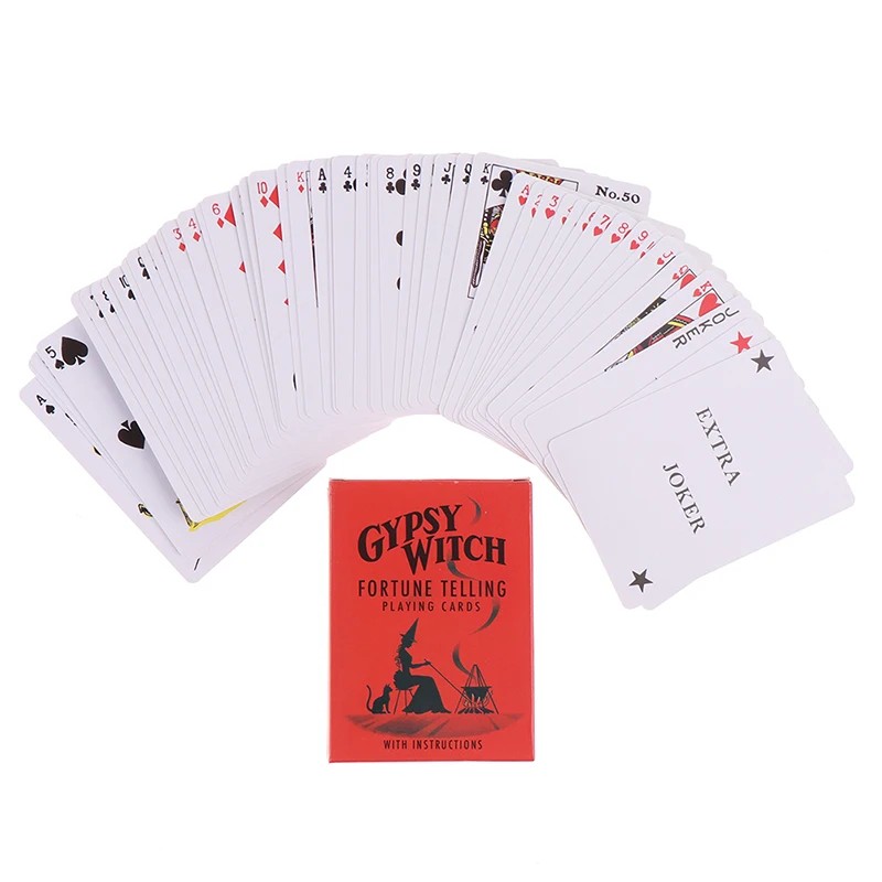 

1Pcs Deck Gypsy Witch Fortune Telling Playing Cards Tarot Deck Cards Games Oracle Famliy Game Fun