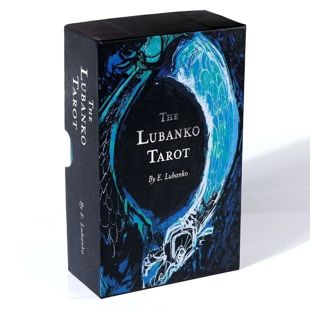 

1Pcs Big Size 12x7cm The Lubanko Tarot 78 Cards Tarot Deck With Booklet Gilded Edge Origin Size