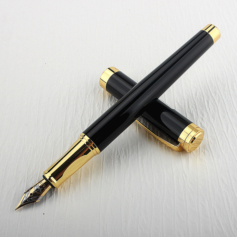 

High Quality 5070 Classic Retro Fountain Pen Feather Arrow Clip Dark Tip Pen Stationery for School