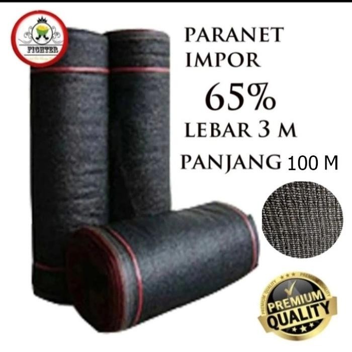 Paranet 65% lebar 3 m Rol / shading net / jaring tanaman