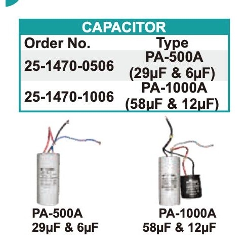 KAPASITOR / CAPASITOR / CONDENSOR KONDENSOR KATROL PA500 PA 500 WIPRO