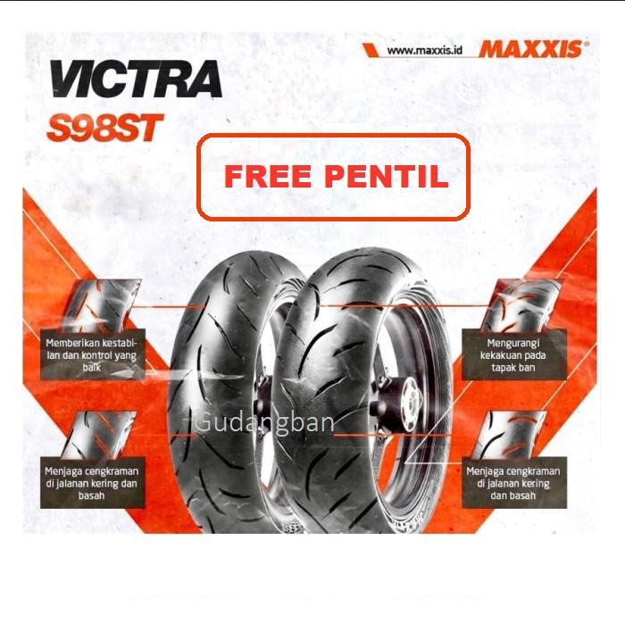 (Allthebest) Ban Maxxis Victra 120 / 70 - 13 depan nmax Dual compound
