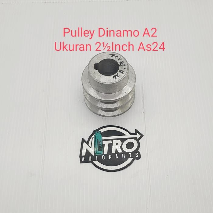 PULLEY DINAMO A2 UKURAN 2INCH AS24 AS20 AS19