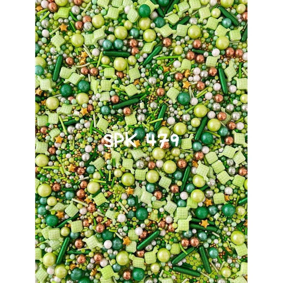 

(Allthebest) Sprinkle Spikel Trimit Edisi Lebaran - Idul Fitri 20 gr - Hiasan Kue