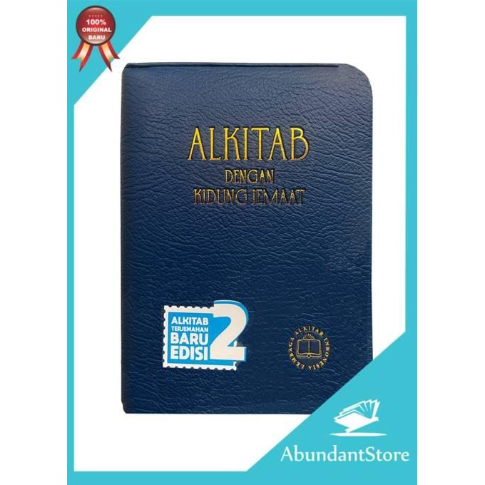 Alkitab Dan Kidung Jemaat Ukuran Kecil Sampul Kulit Imitasi Resleting