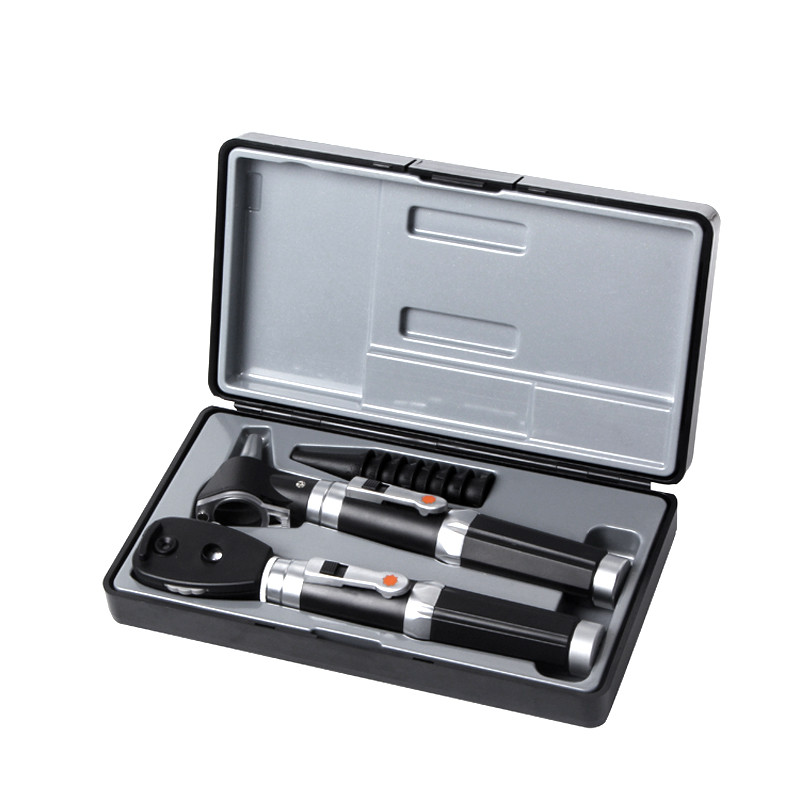 Medis THT Diagnostik Portabel Telinga Mata Endoskopi Opthalmoscope