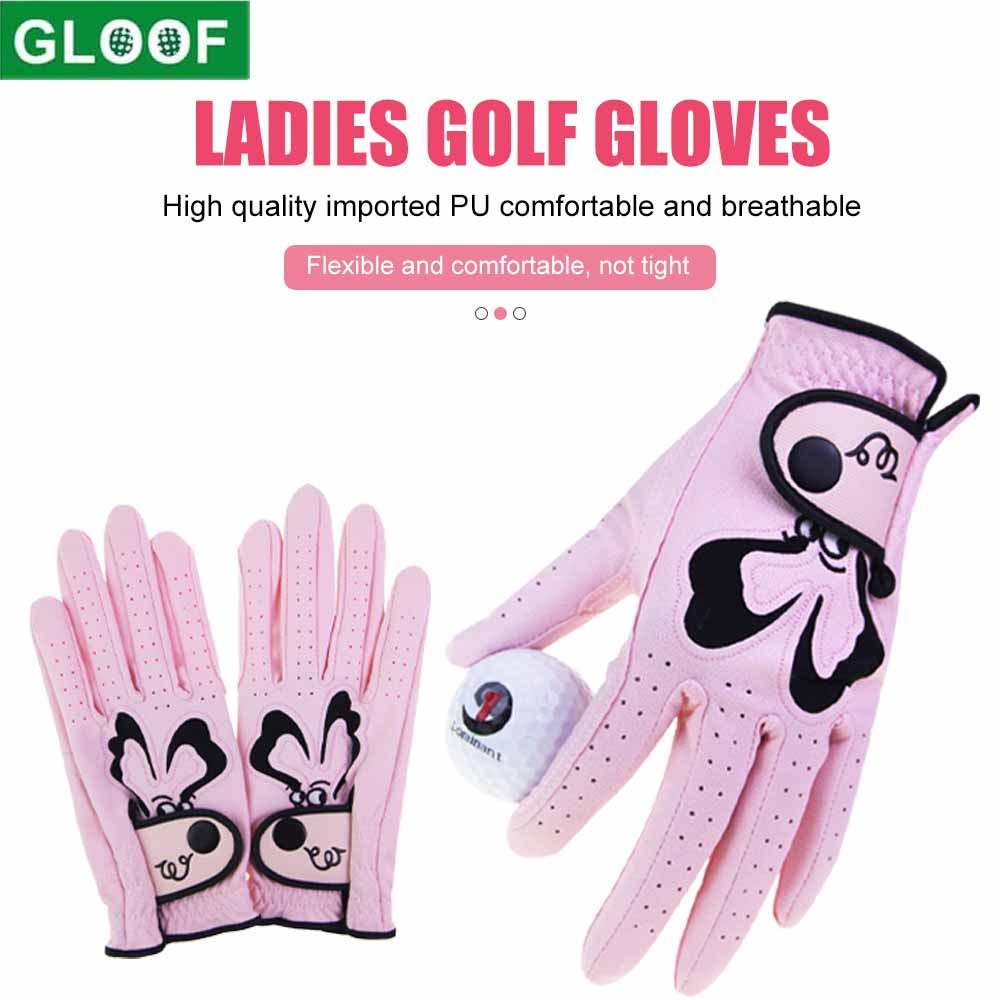 Terlaris, GLOOF Sarung Tangan Golf Wanita, Set Sarung Tangan Golf