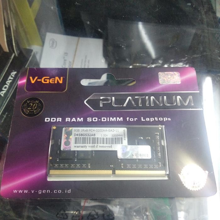 Sodimm V-Gen Ddr4 8Gb 3200Mhz Platinum