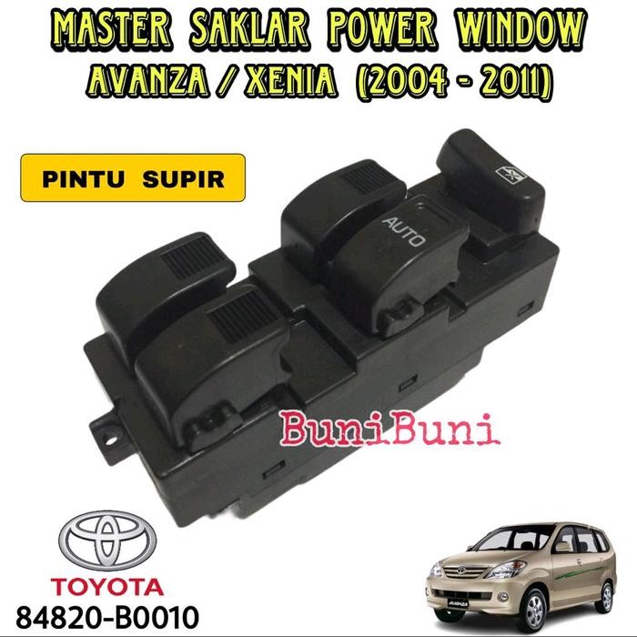 Saklar Power Window Master Avanza / Switch Tombol Pusat Power Window Jendela Mobil Avanza Xenia