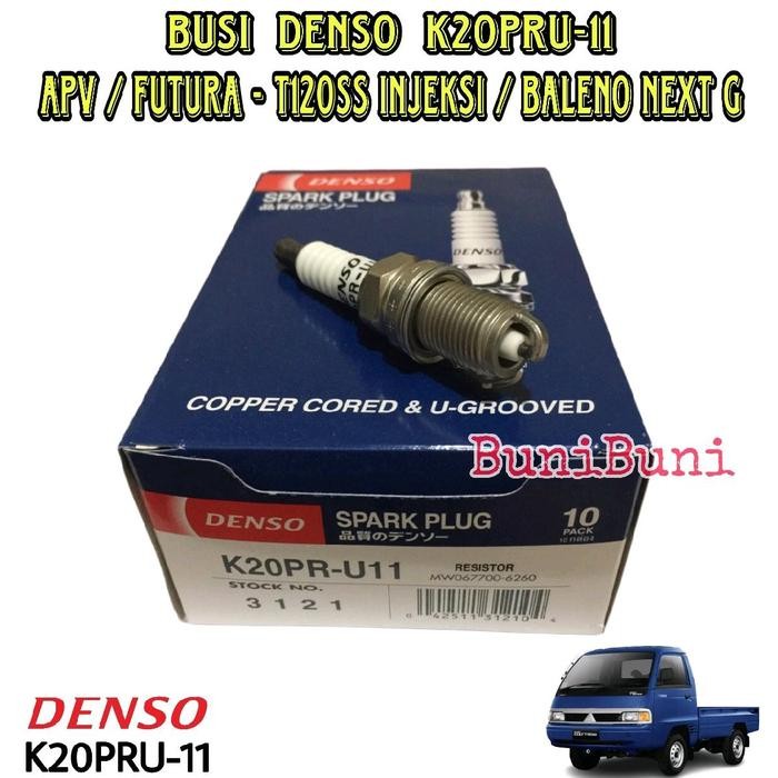 Busi Mobil Apv K20Pru11 Original - Busi Denso Untuk Apv / Futura T120Ss Injeksi / Aerio / Baleno /