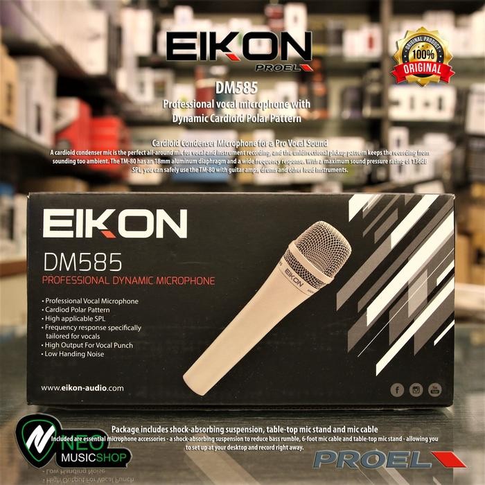 (Allthebest) EIKON DM585 Professional vocal microphone with Dynamic