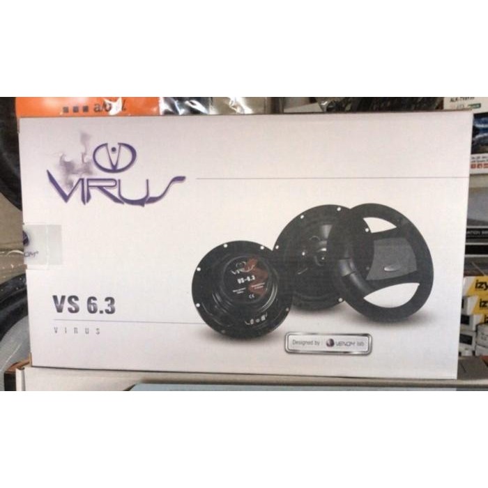 (Allthebest) Speaker Coaxial Venom Virus VS 6.3 Speaker Pintu Mobil Venom Virus