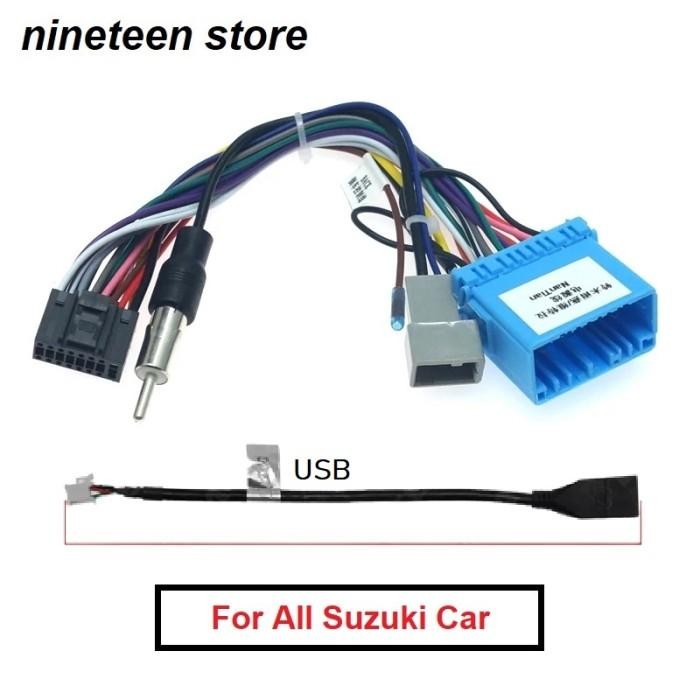 (Allthebest) Soket kabel headunit android audio PNP Suzuki Ertiga Swift Ignis Carry