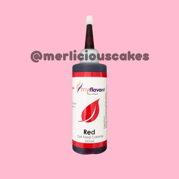 

120 Gram Red Gel My Flavor Food Color Food Colour Pewarna Makanan Gratis Ongkir