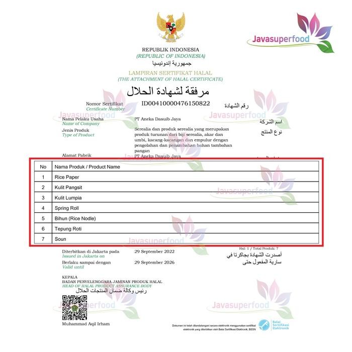 

[Beli 3 Gratis 1] Rice Paper / Kulit Lumpia Vietnam Banh Trang 500G Gratis Ongkir