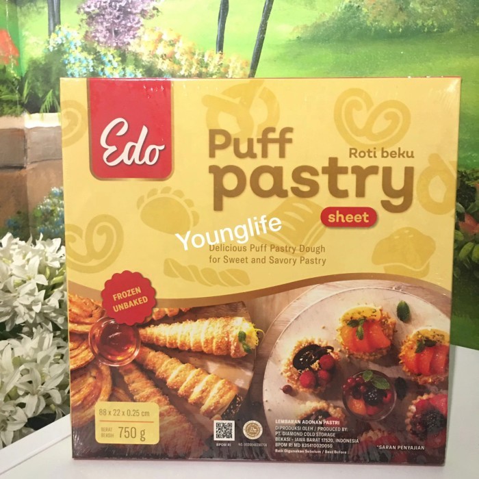 

Puff Pastry Sheet Edo Murah / Kulit Pastry Halal / Kulit Zuppa Gratis Ongkir