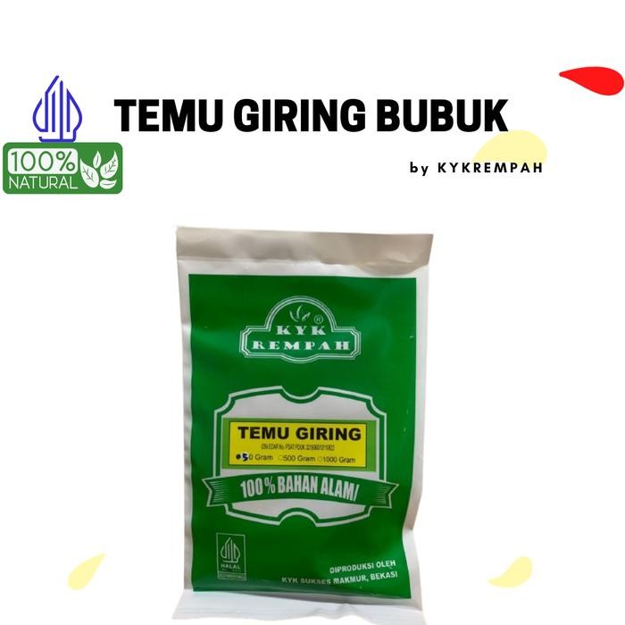 

Temu Giring Bubuk Bubuk Temu Giring Asli & Murni Spices Powder