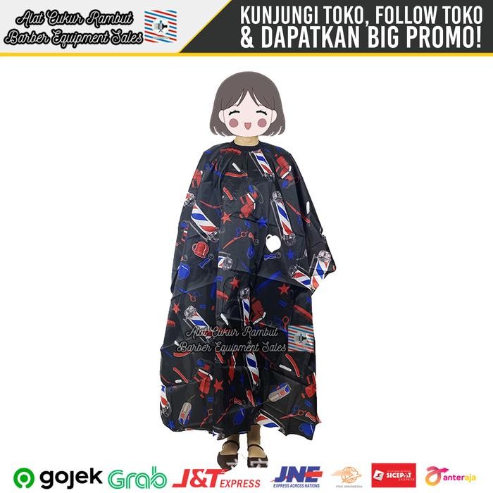 READY STOK KAIN KEP KIP CUKUR POTONG RAMBUT PANGKAS RAMBUT BARBER SALON LAMPU K10